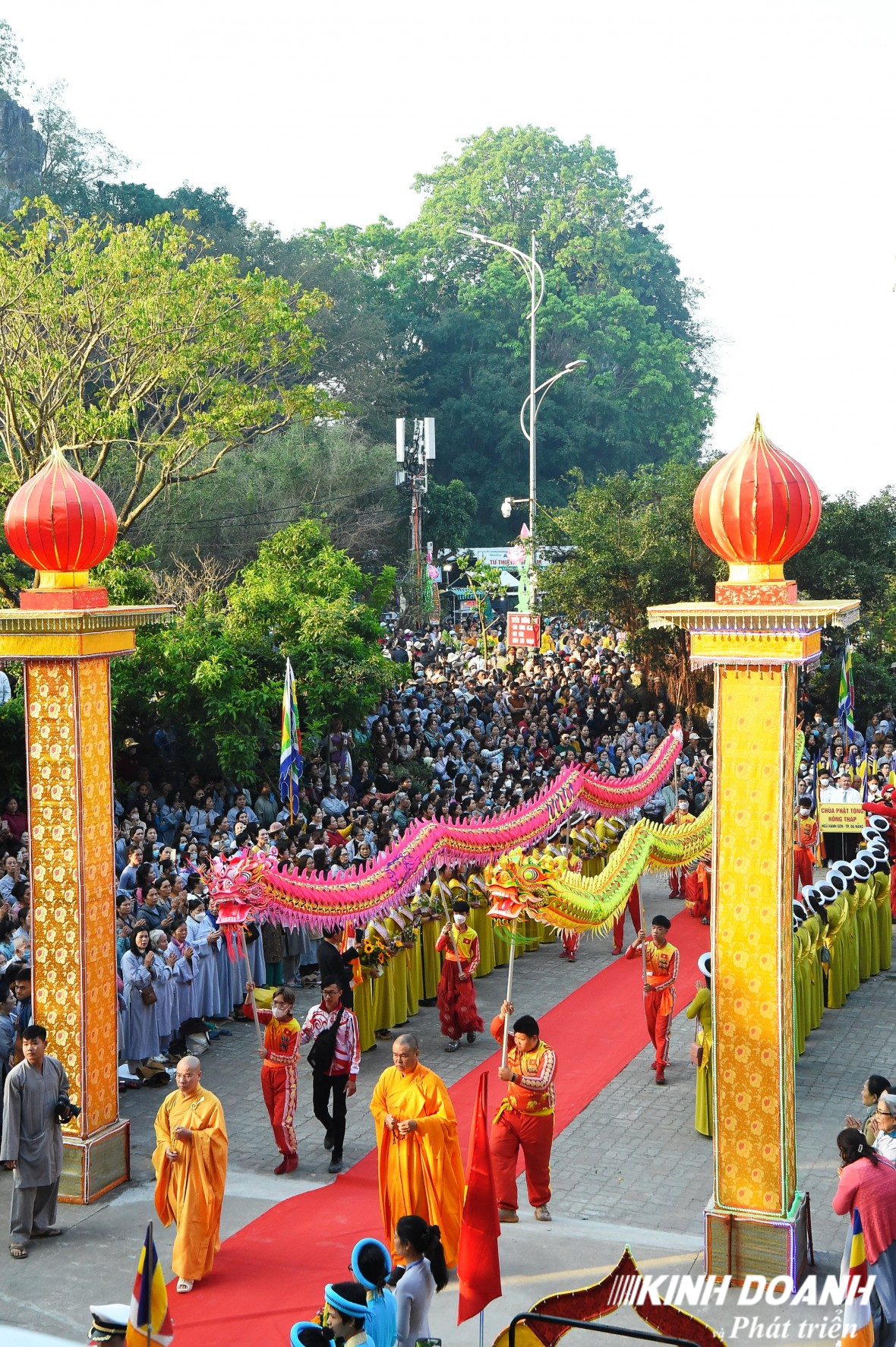 Đà Nẵng: Những hình ảnh đặc sắc trong hoạt động diễu hành và rước Đức Quán Âm trong lễ hội Quán Thế