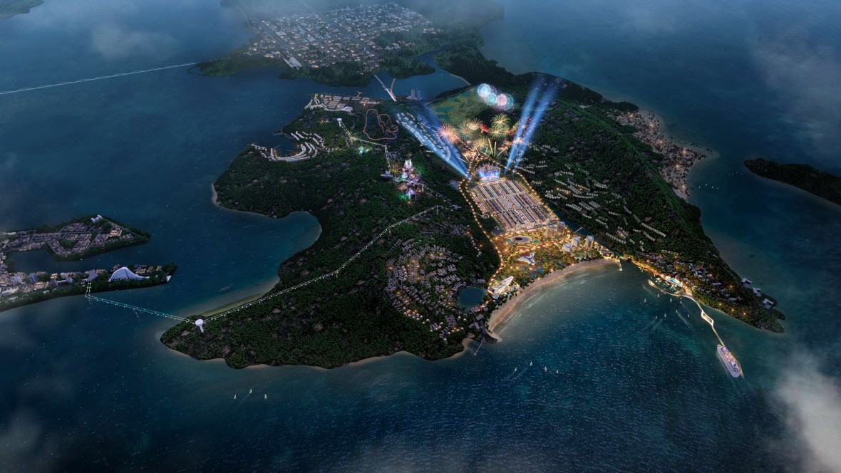 Bán đảo Hải Giang được định hướng thành “thành phố bán đảo du lịch thương mại thông minh đẳng cấp quốc tế”. 