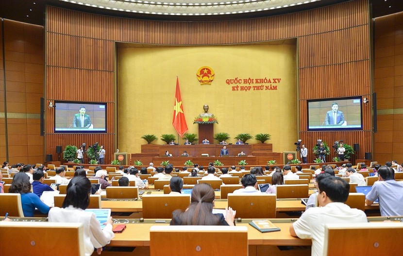 Kỳ họp thứ 5, Quốc hội khóa XV. Ảnh: Quốc hội