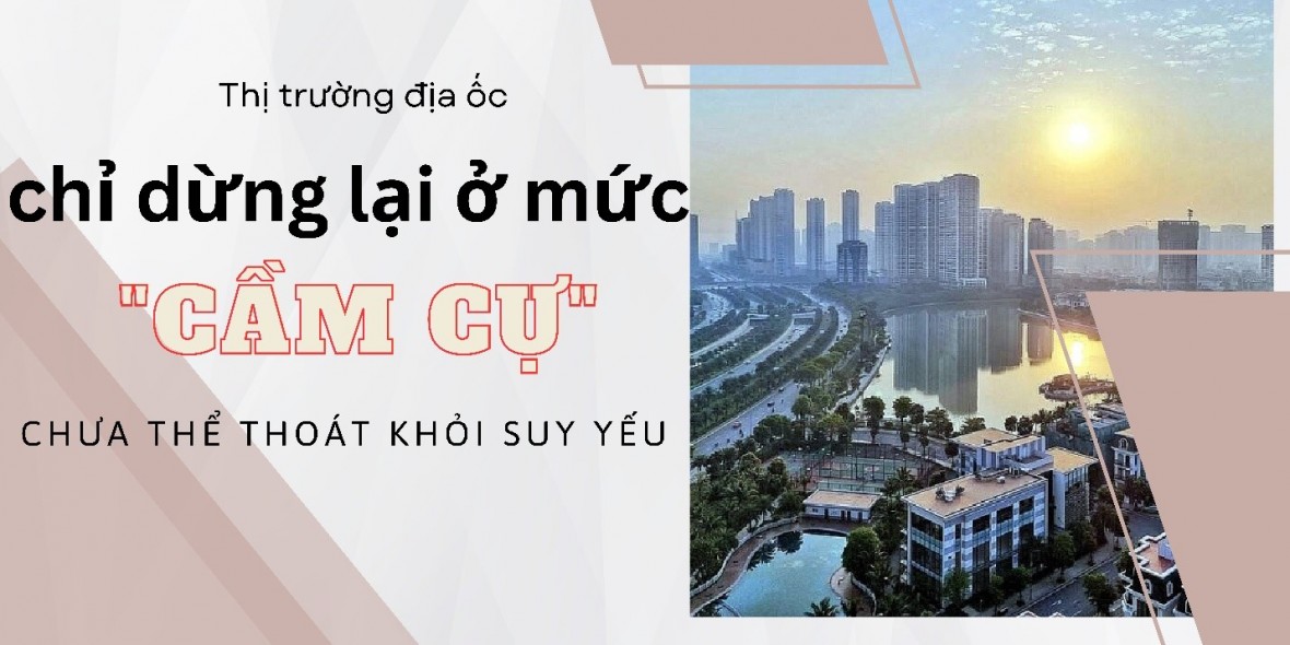 Thị trường địa ốc chỉ dừng lại ở mức “cầm cự” chưa thể thoát khỏi suy yếu