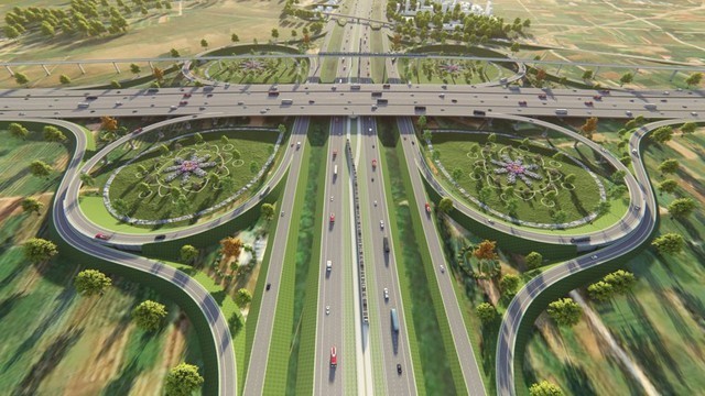 Phối cảnh Dự án Vành đai 4 - Vùng thủ đô.