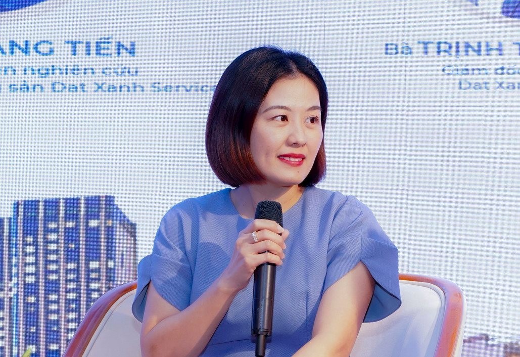 Bà Trịnh Thị Kim Liên, Giám đốc Kinh doanh Dat Xanh Services.