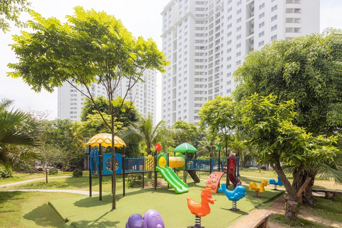  Không gian sống rộng thoáng với cảnh quan xanh mát tại các khu căn hộ chung cư mới hiện nay