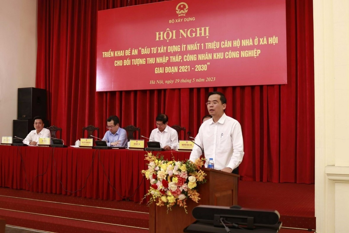 Đại diện Ngân hàng nhà nước Việt Nam phát biểu tại Hội nghị triển khai Đề án (Ảnh: moc.gov.vn)