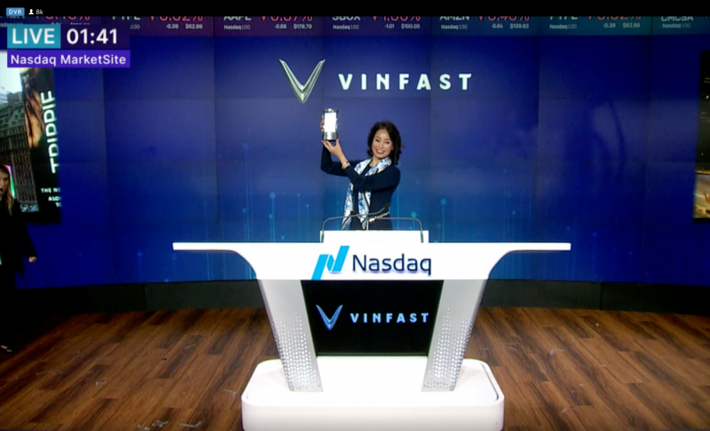 VinFast chính thức lên Nasdaq