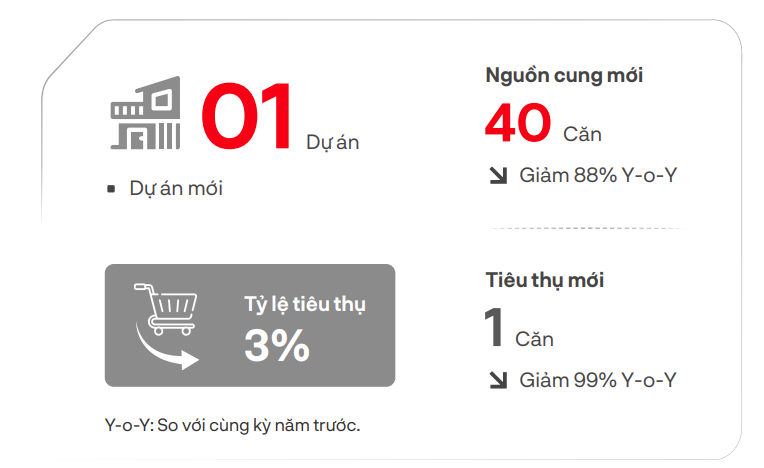 Chỉ có 1 dự án mới thuộc phân khúc biệt thự nghỉ dưỡng được mở bán