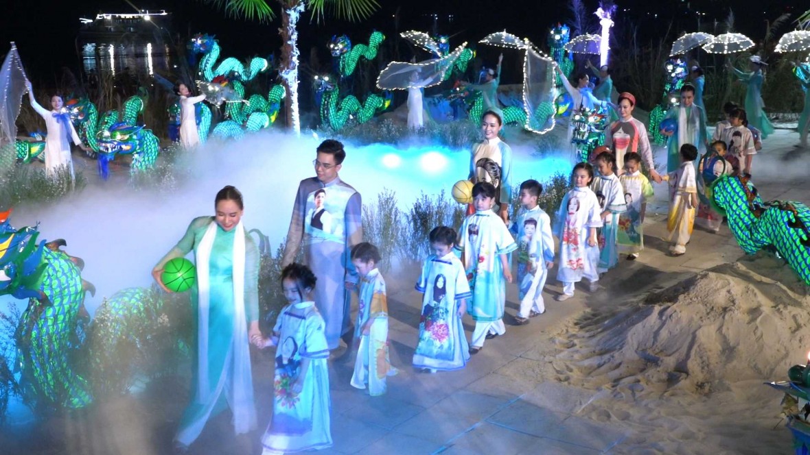 Festival Áo dài Quảng Ninh 2022. (Ảnh: campha.gov.vn)