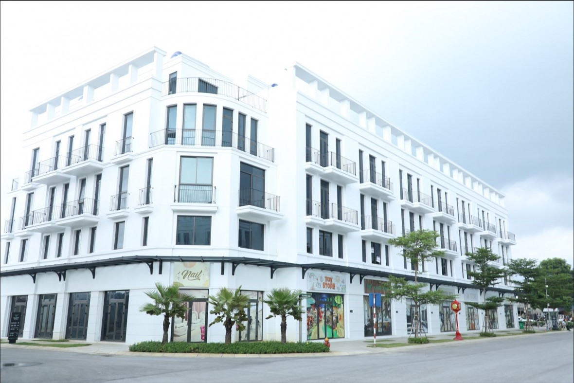 Shophouse phố biển Vlasta – Sầm Sơn sẵn sàng bàn giao ngay.