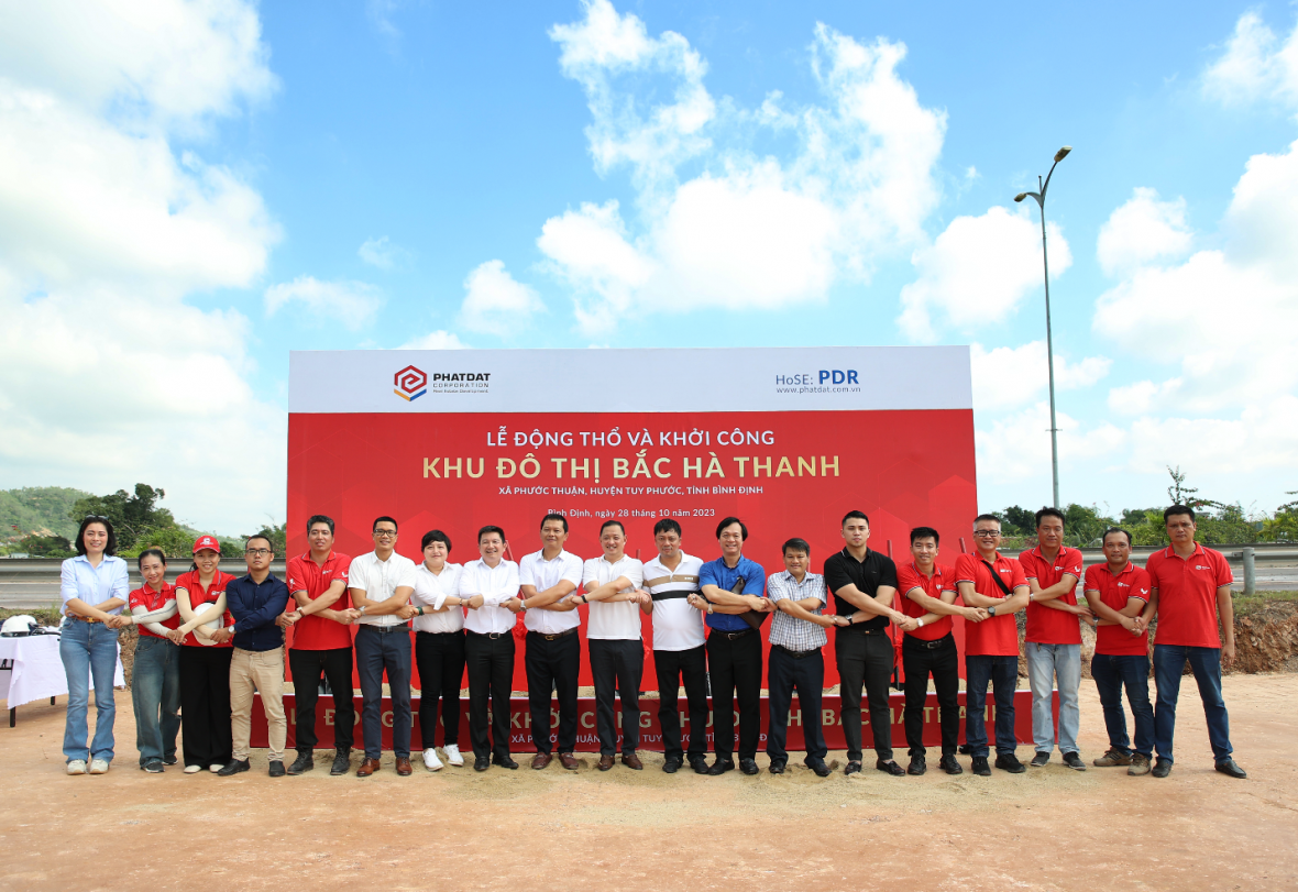 Phát Đạt chính thức khởi công và triển khai xây dựng dự án Khu đô thị Bắc Hà Thanh vào ngày 28/10/2023.