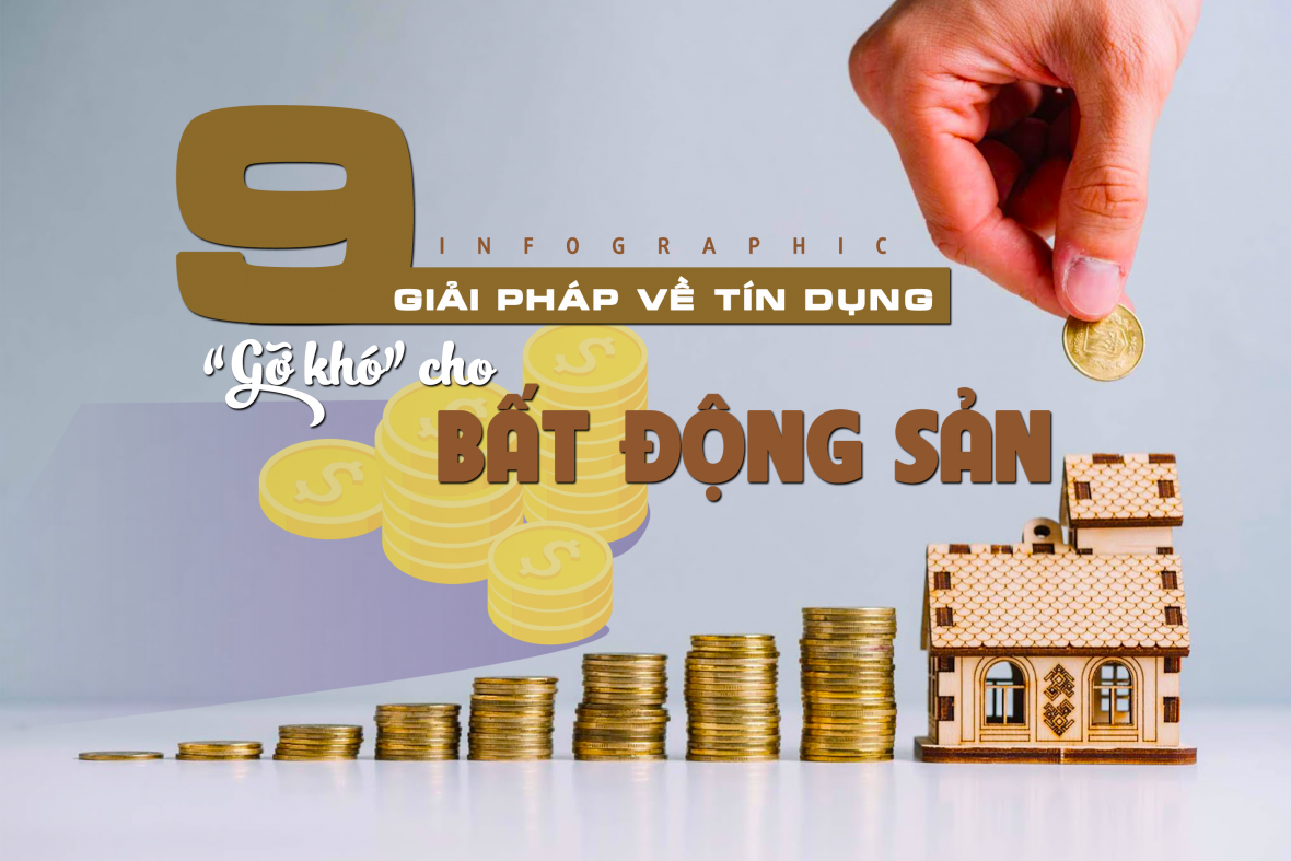 [Infographic] 9 giải pháp tín dụng "gỡ khó" cho thị trường bất động sản