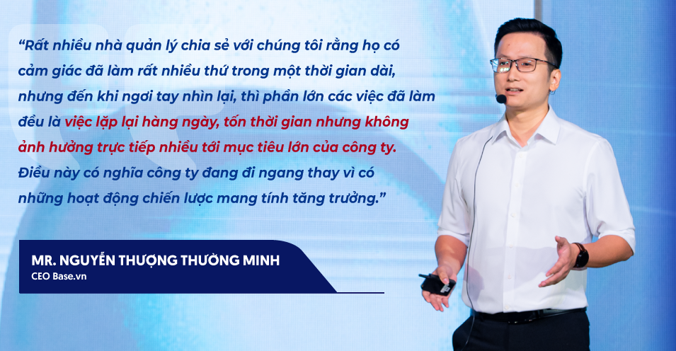 Nguyễn Thượng Tường Minh, CEO Base.vn, chia sẻ về các lỗ hổng trong phương pháp quản trị truyền thống