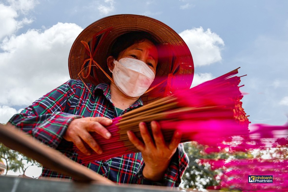 Làng hương Quảng Phú Cầu vào vụ Tết