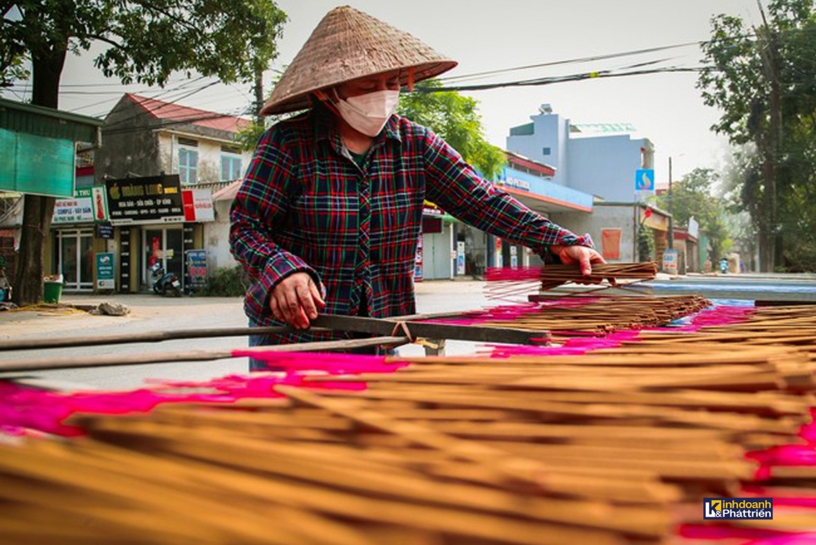 Làng hương Quảng Phú Cầu vào vụ Tết