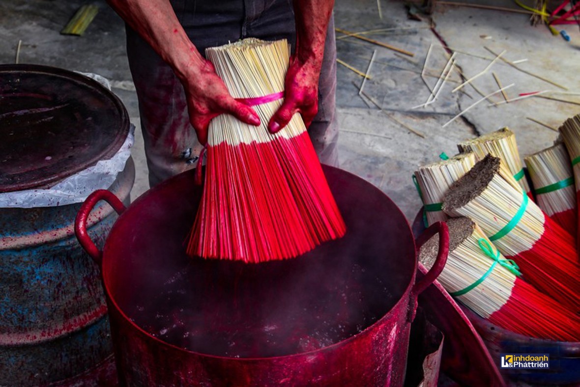 Làng hương Quảng Phú Cầu vào vụ Tết