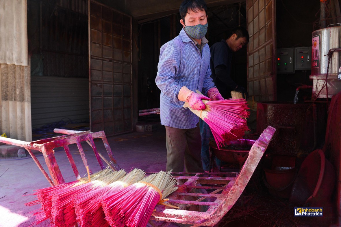 Làng hương Quảng Phú Cầu vào vụ Tết