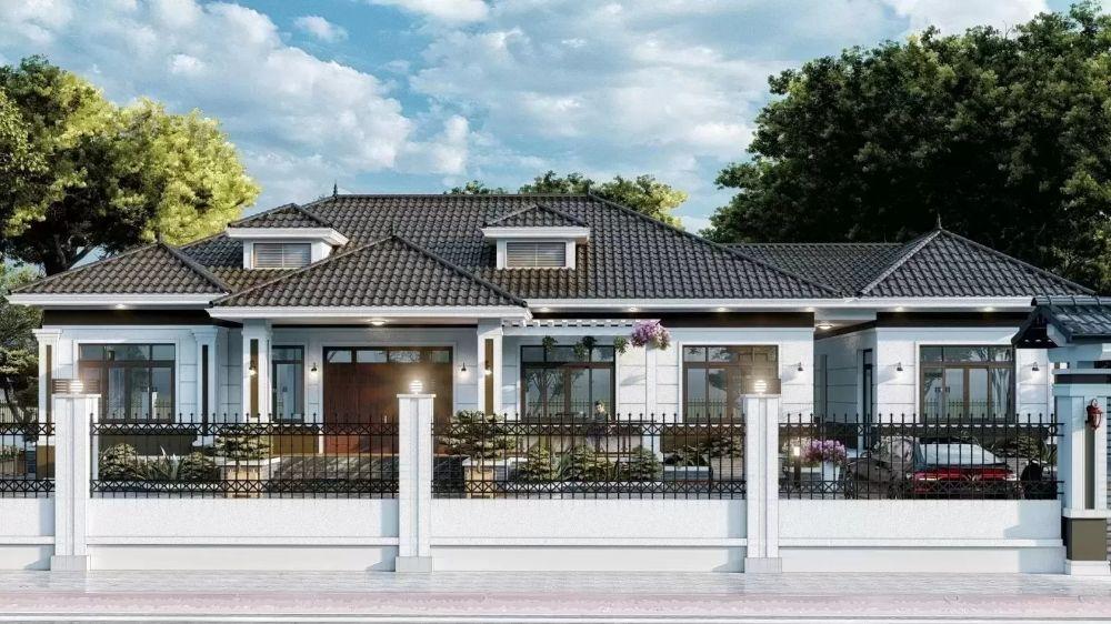 Tham khảo 30 mẫu nhà cấp 4 với 4 phòng ngủ 120 m2 - Ý tưởng hoàn hảo cho cuộc sống hiện đại - ảnh 3