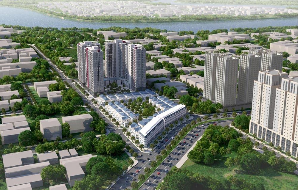 Dự án Victoria Village có vị trí ngay tại khu vực trung tâm quận 2, TP. HCM, với 4 mặt tiếp giáp với đường Lâm Quang Ky, đường Nguyễn Mộng Tuân, đường Trương Văn Bang, và đường Đồng Văn Cống, bao gồm khu trung tâm thương mại, khu biệt thự, khu nhà phố, khu căn hộ.