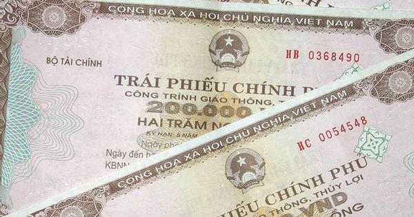 Ví dụ minh họa của trái phiếu chính phủ trên thị trường hiện nay.