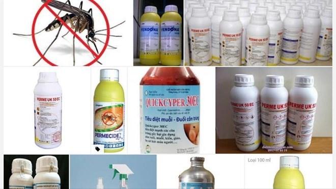 Nhiều loại thuốc diệt muỗi giả bị cơ quan chức năng phát hiện. (Ảnh minh họa theo Bộ Y tế)