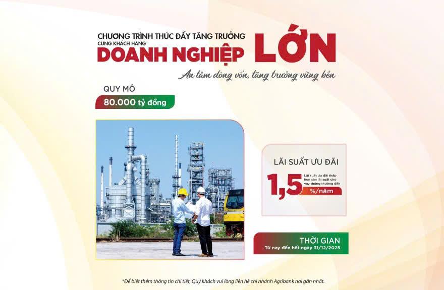 Agribank tiếp sức doanh nghiệp với 5 chương trình tín dụng ưu đãi đặc biệt năm 2025 - ảnh 3