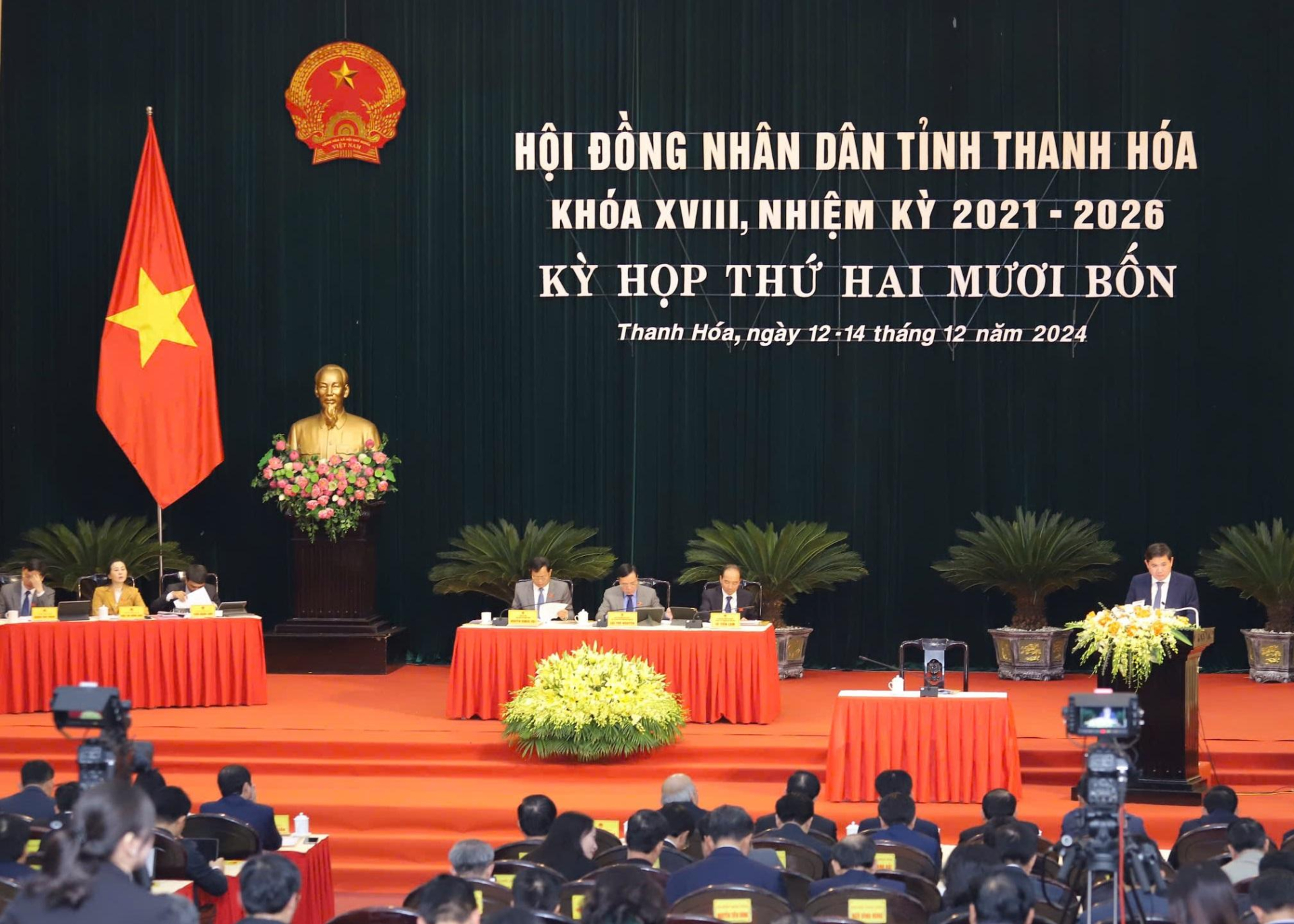 Toàn cảnh kỳ họp lần thứ 24, HĐND tỉnh Thanh Hóa khóa XVIII.