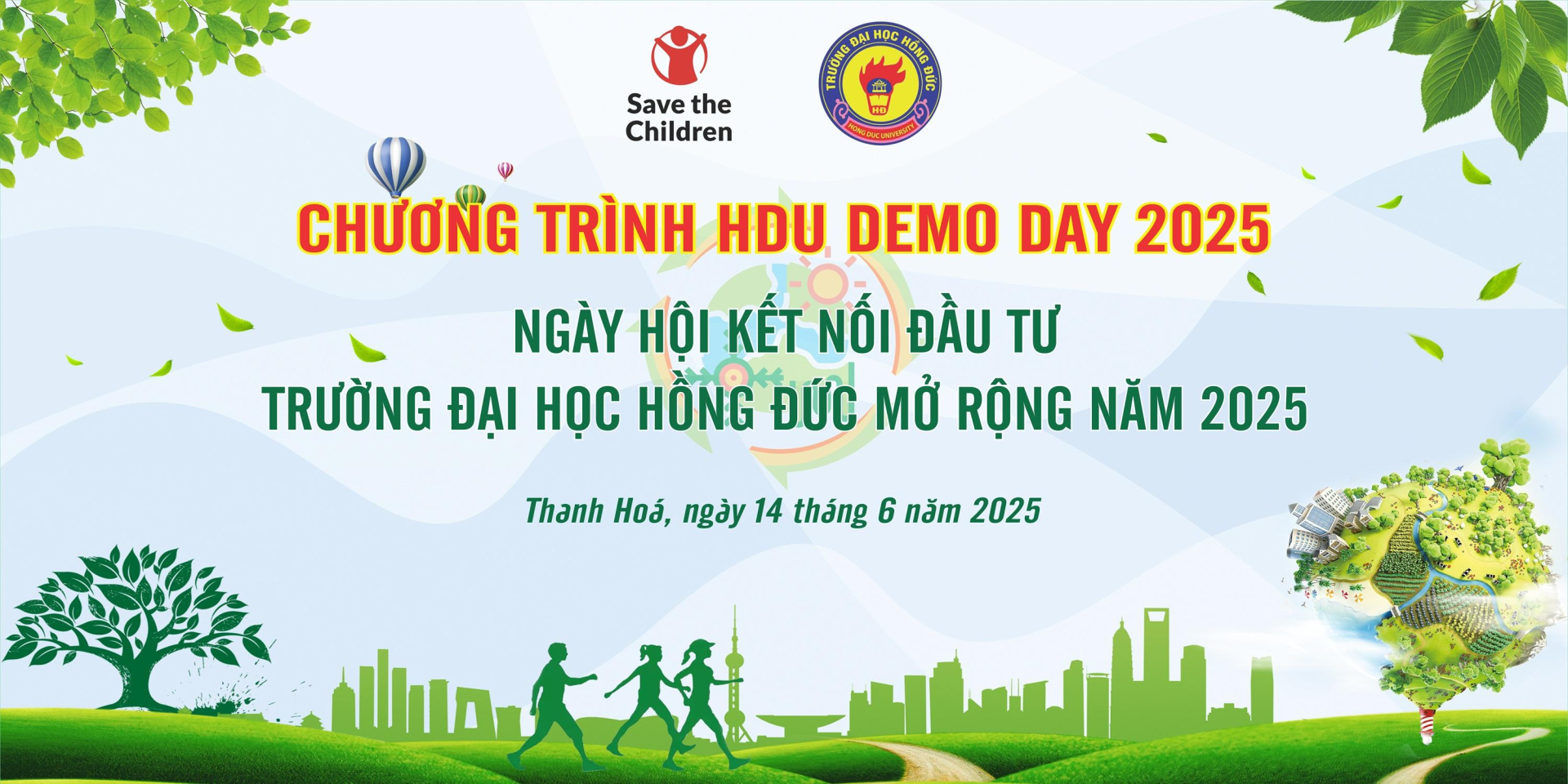 Sự kiện HDU Demo Day 2025 sẽ diễn ra vào sáng 14/6 tại Hội trường 302, Nhà Điều hành, Cơ sở chính Trường Đại học Hồng Đức. Sự kiện HDU Demo Day 2025 sẽ diễn ra vào sáng 14/6 tại Hội trường 302, Nhà Điều hành, Cơ sở chính Trường Đại học Hồng Đức.