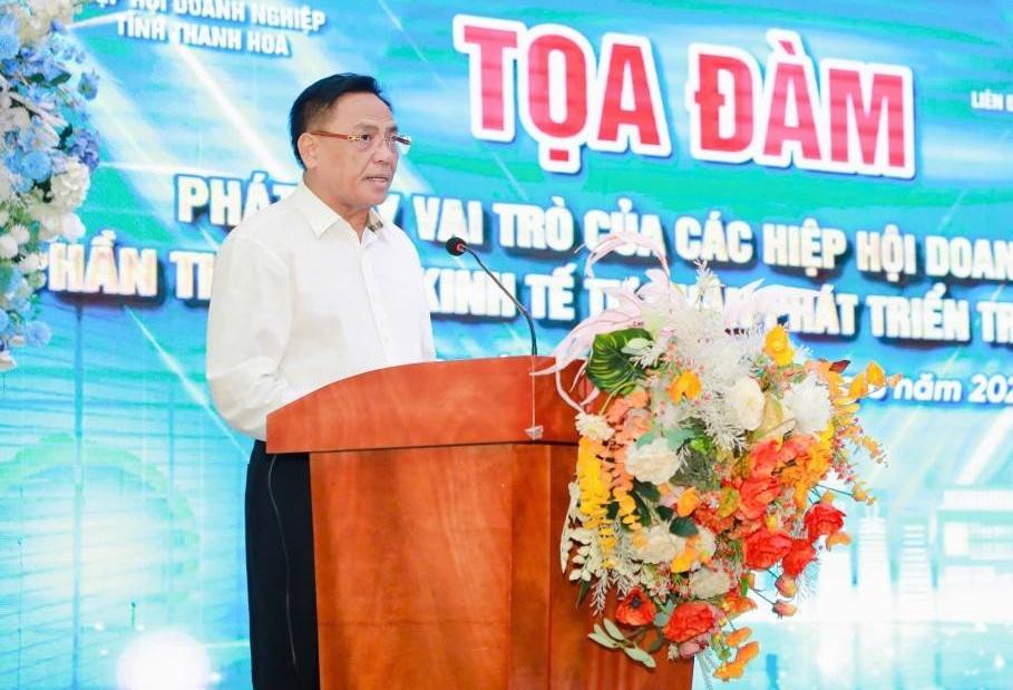 Ông Cao Tiến Đoan, Chủ tịch Hiệp hội Doanh nghiệp tỉnh Thanh Hóa. Ông Cao Tiến Đoan, Chủ tịch Hiệp hội Doanh nghiệp tỉnh Thanh Hóa.