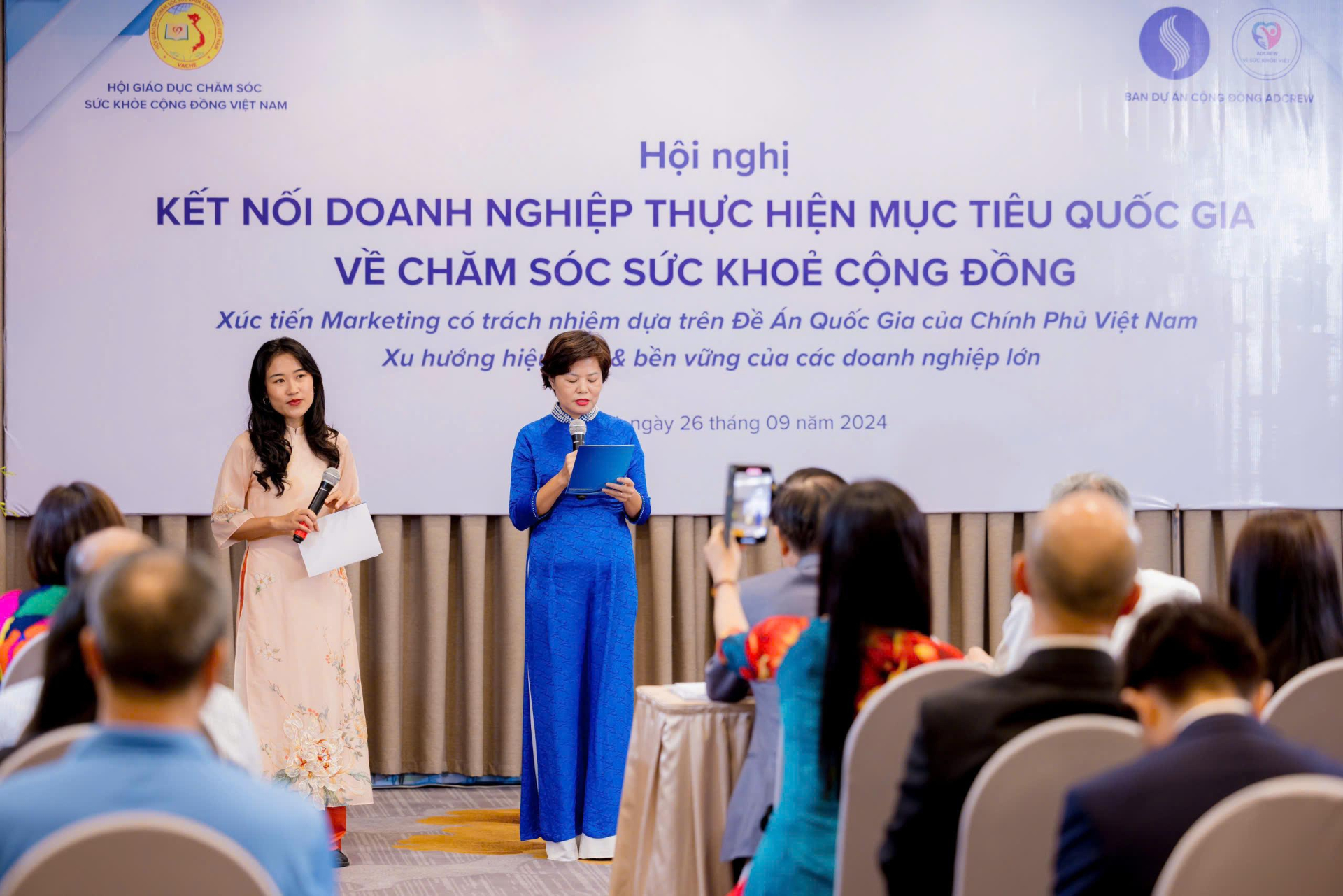 Kết nối doanh nghiệp để thực hiện các mục tiêu quốc gia về chăm sóc sức khỏe cộng đồng bằng cách thúc đẩy các doanh nghiệp sử dụng Marketing có trách nhiệm thông qua các chiến lược quốc gia về bảo vệ và chăm sóc sức khỏe nhân dân của Chính phủ Việt Nam.