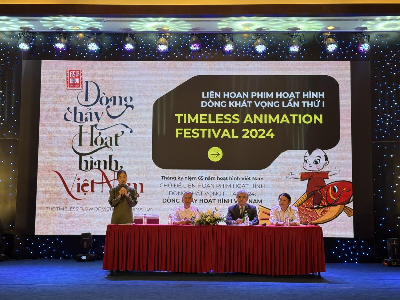 Ban tổ chức công bố Liên hoan phim hoạt hình Dòng khát vọng lần thứ nhất (Timeless Animation Festival 2024 - TAF 2024).