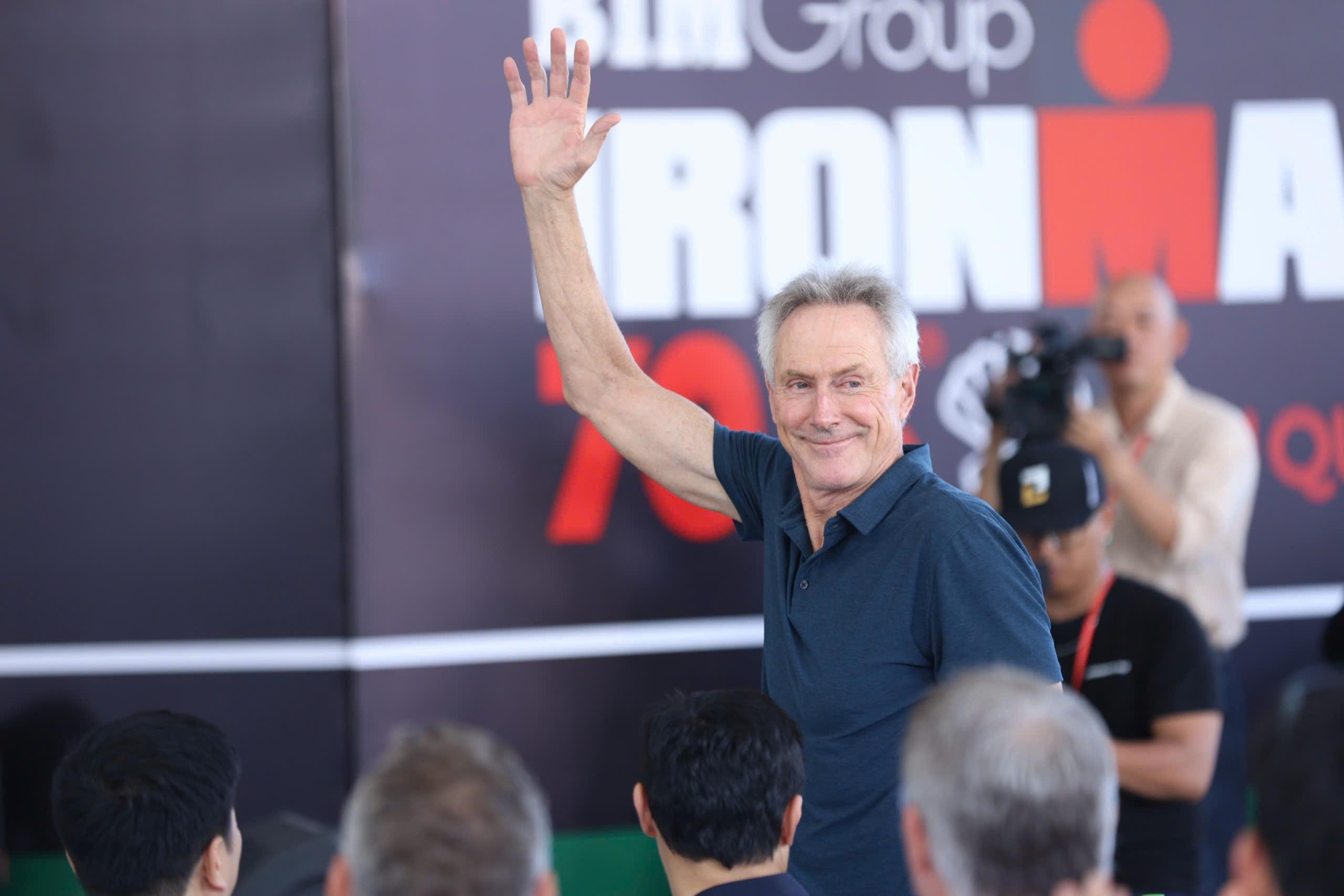 Huyền thoại Mark Allen, 6 lần vô địch IRONMAN World Championship.