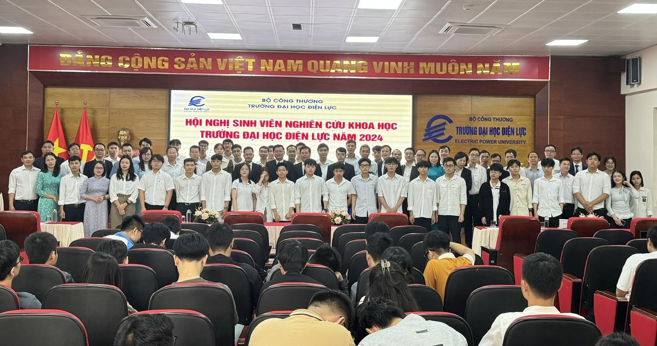 Hội nghị sinh viên nghiên cứu khoa học Trường Đại học Điện lực năm 2024.