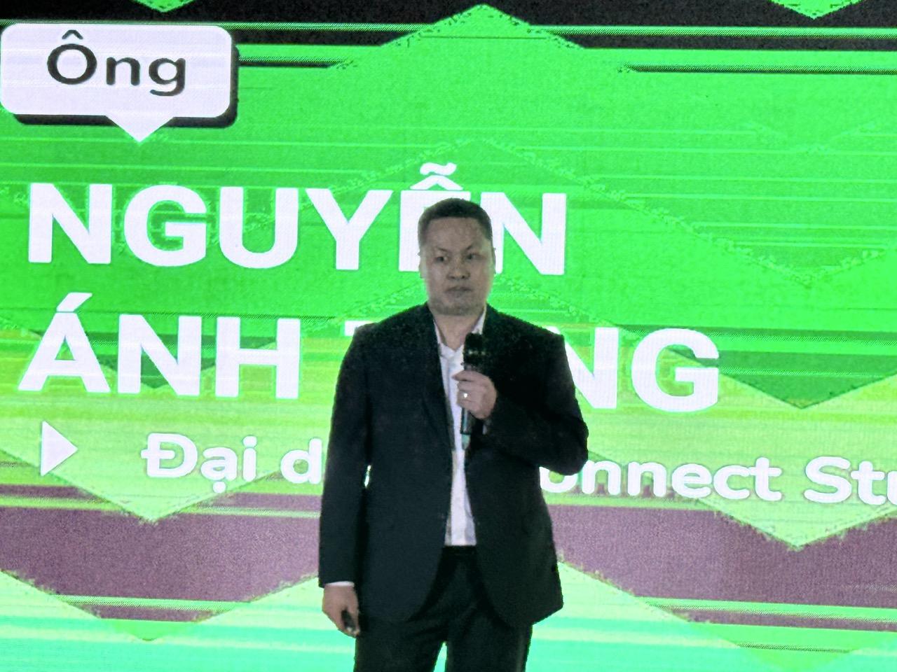 Ông Nguyễn Ánh Tùng - đại diện Sconnect Studio chia sẻ tại sự kiện.