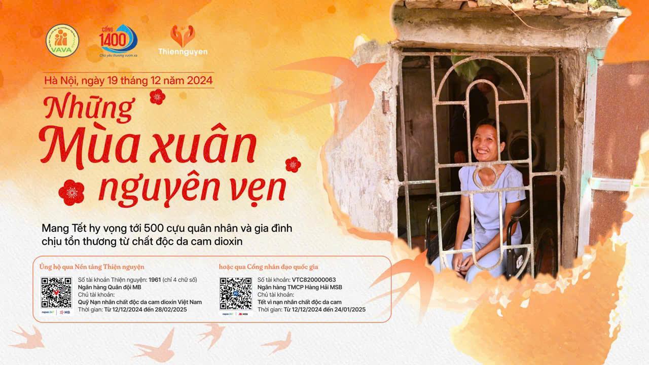 Phát động chiến dịch “Những mùa xuân nguyên vẹn” - Tết vì nạn nhân chất độc da cam - ảnh 1