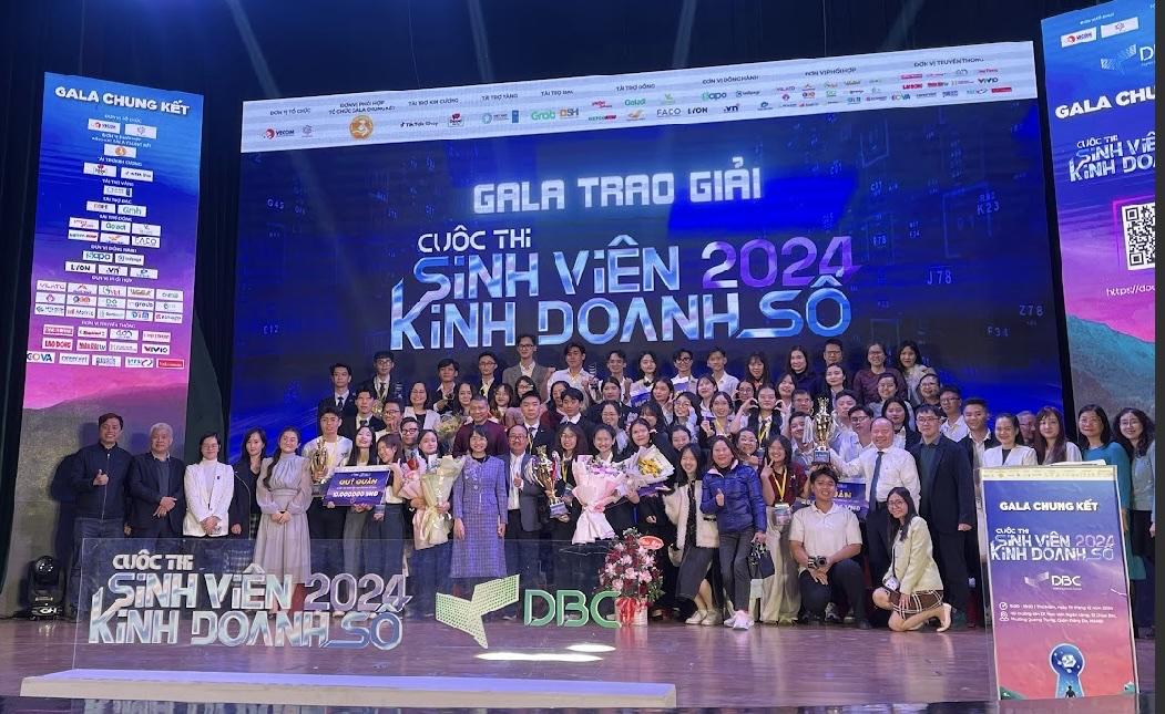 Gala chung kết Cuộc thi Sinh viên kinh doanh số 2024.