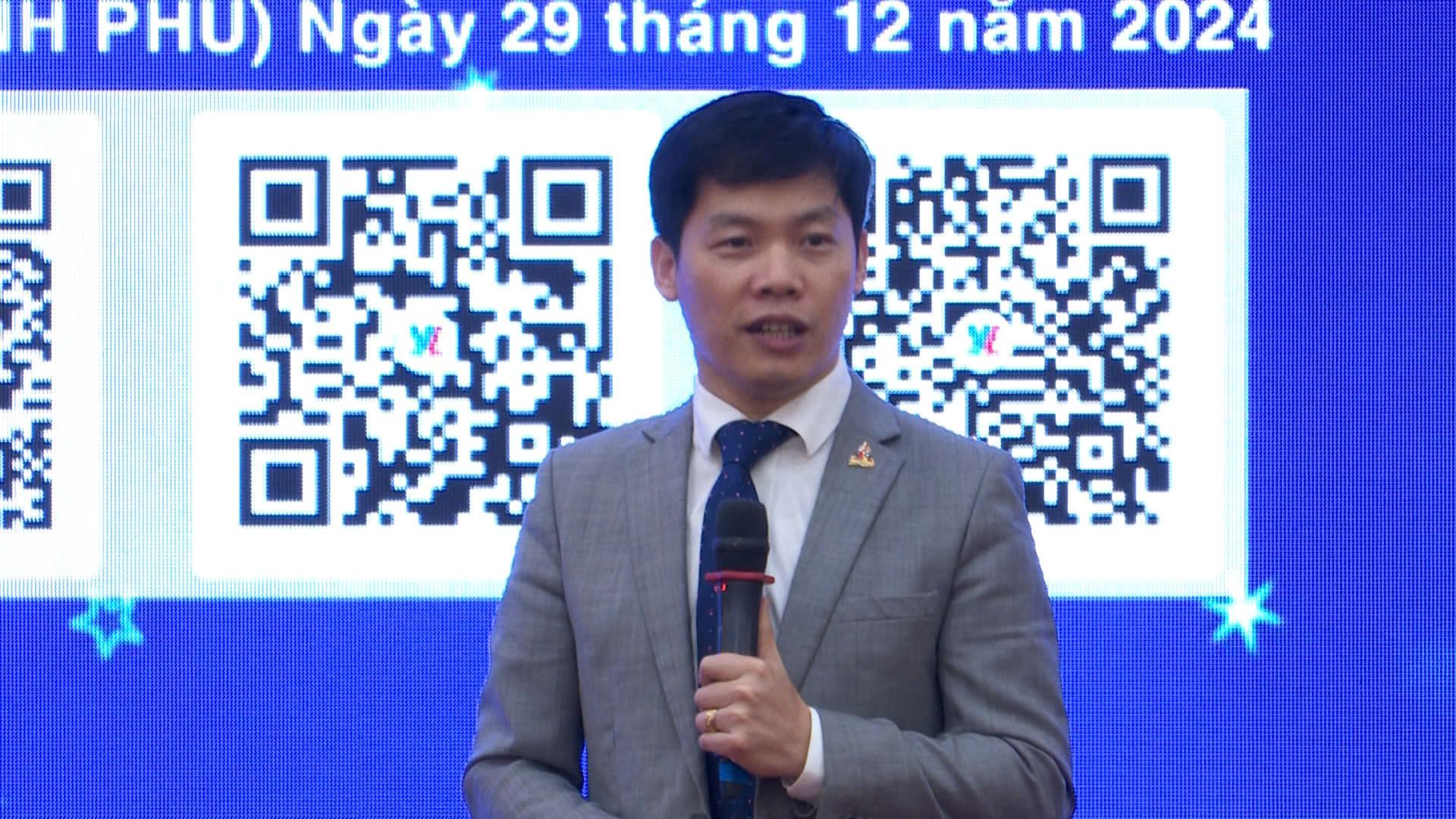 Ông Lê Trung Hiếu - Nhà sáng lập, CEO Công ty CP Tập đoàn Công nghệ Idea & Startup phát biểu tại sự kiện.