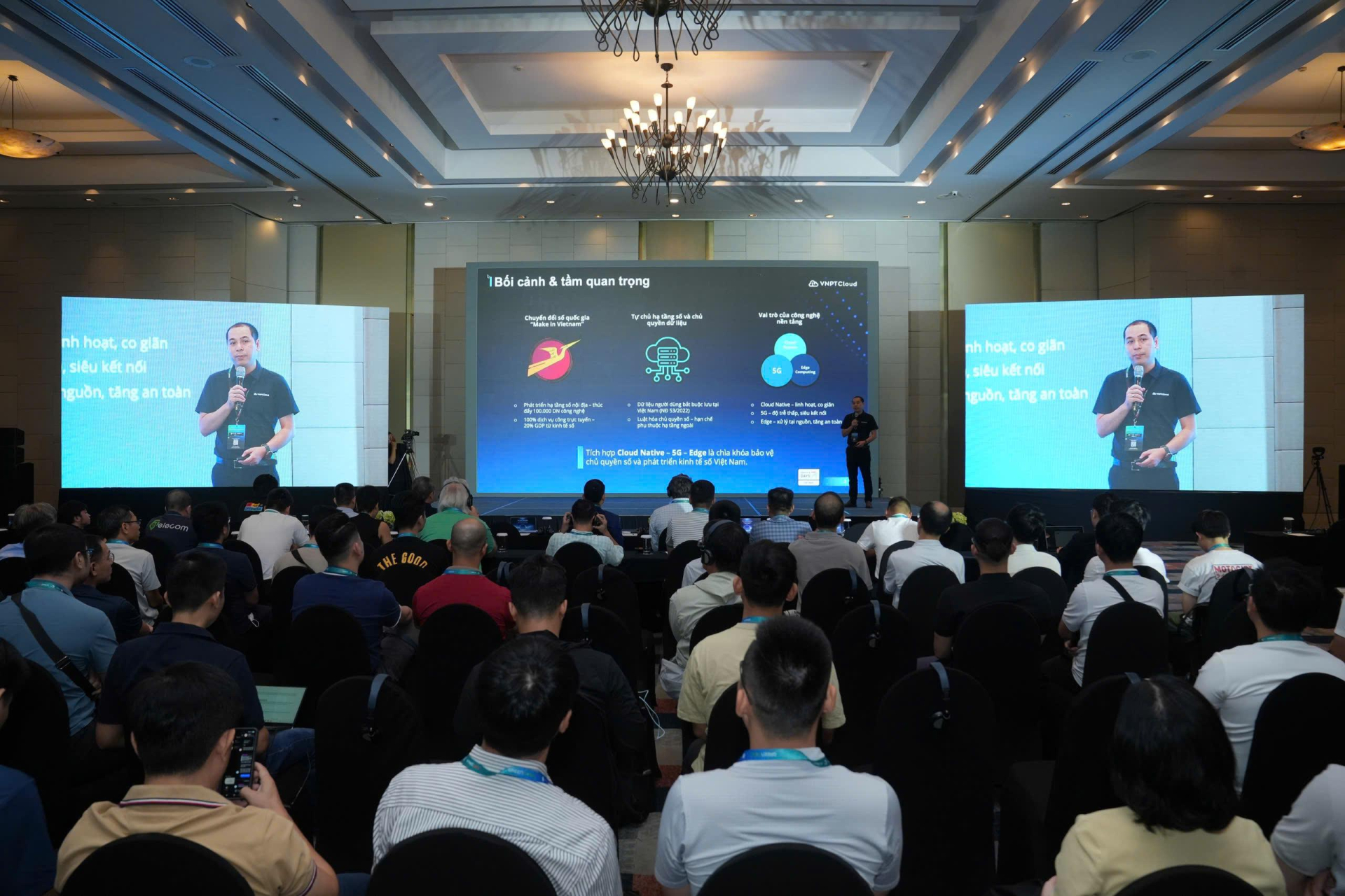 Với chủ đề “Kỷ nguyên đột phá số của Việt Nam” (The New Era of Vietnam’s Digital Leap), sự kiện OpenInfra & Cloud Native Day Vietnam 2025 thu hút hơn 1.000 người tham gia. Với chủ đề “Kỷ nguyên đột phá số của Việt Nam” (The New Era of Vietnam’s Digital Leap), sự kiện OpenInfra & Cloud Native Day Vietnam 2025 thu hút hơn 1.000 người tham gia.