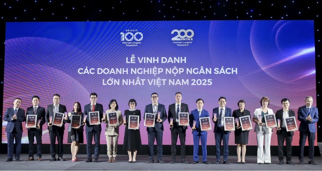 Vinh danh các doanh nghiệp nộp ngân sách lớn nhất 2025.