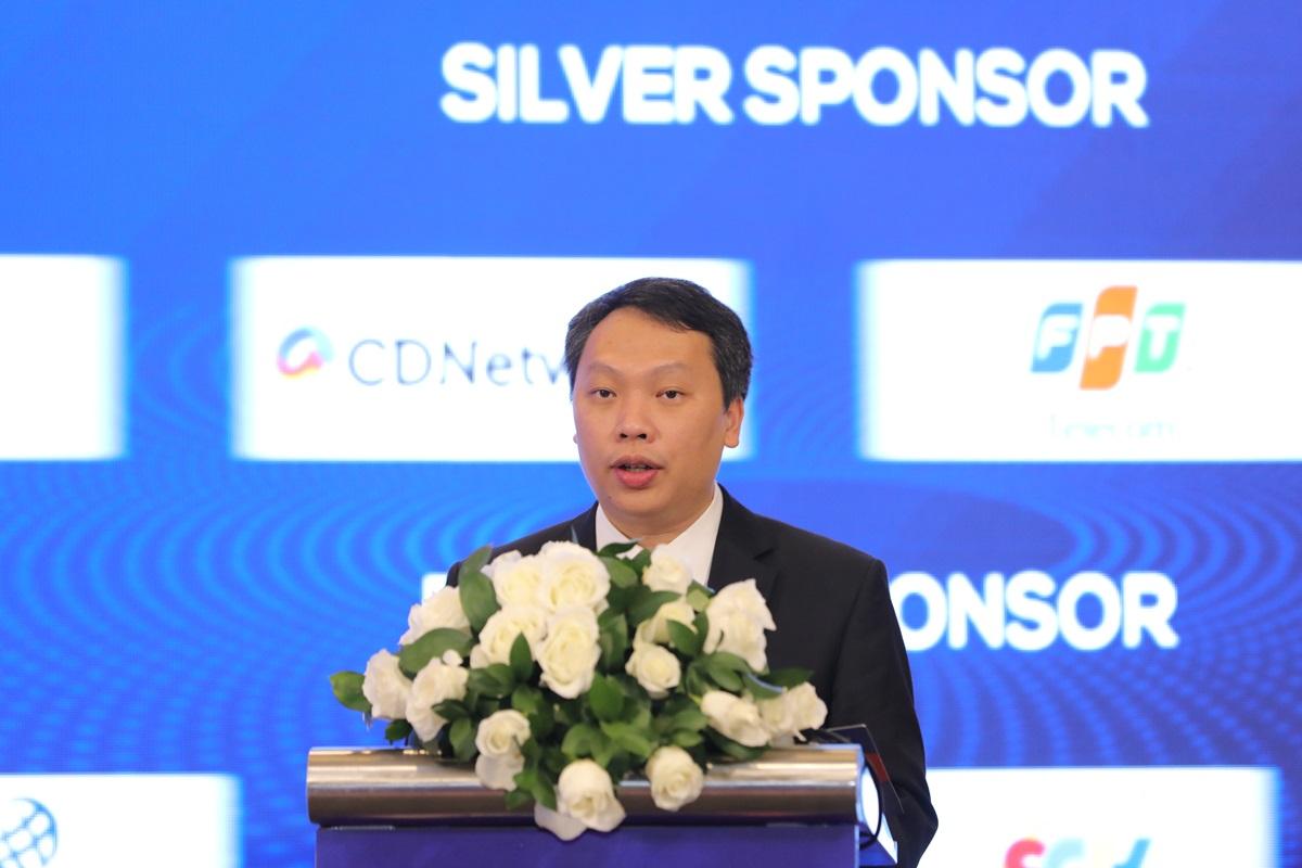 Thứ trưởng Bộ Thông tin và Truyền thông Nguyễn Huy Dũng phát biểu tại sự kiện.