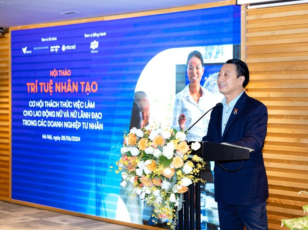 Ông Nguyễn Quang Vinh - Phó Chủ tịch Liên đoàn Thương mại và Công nghiệp Việt Nam (VCCI), Chủ tịch Hội đồng Doanh nghiệp vì sự phát triển bền vững Việt Nam (VBCSD-VCCI)