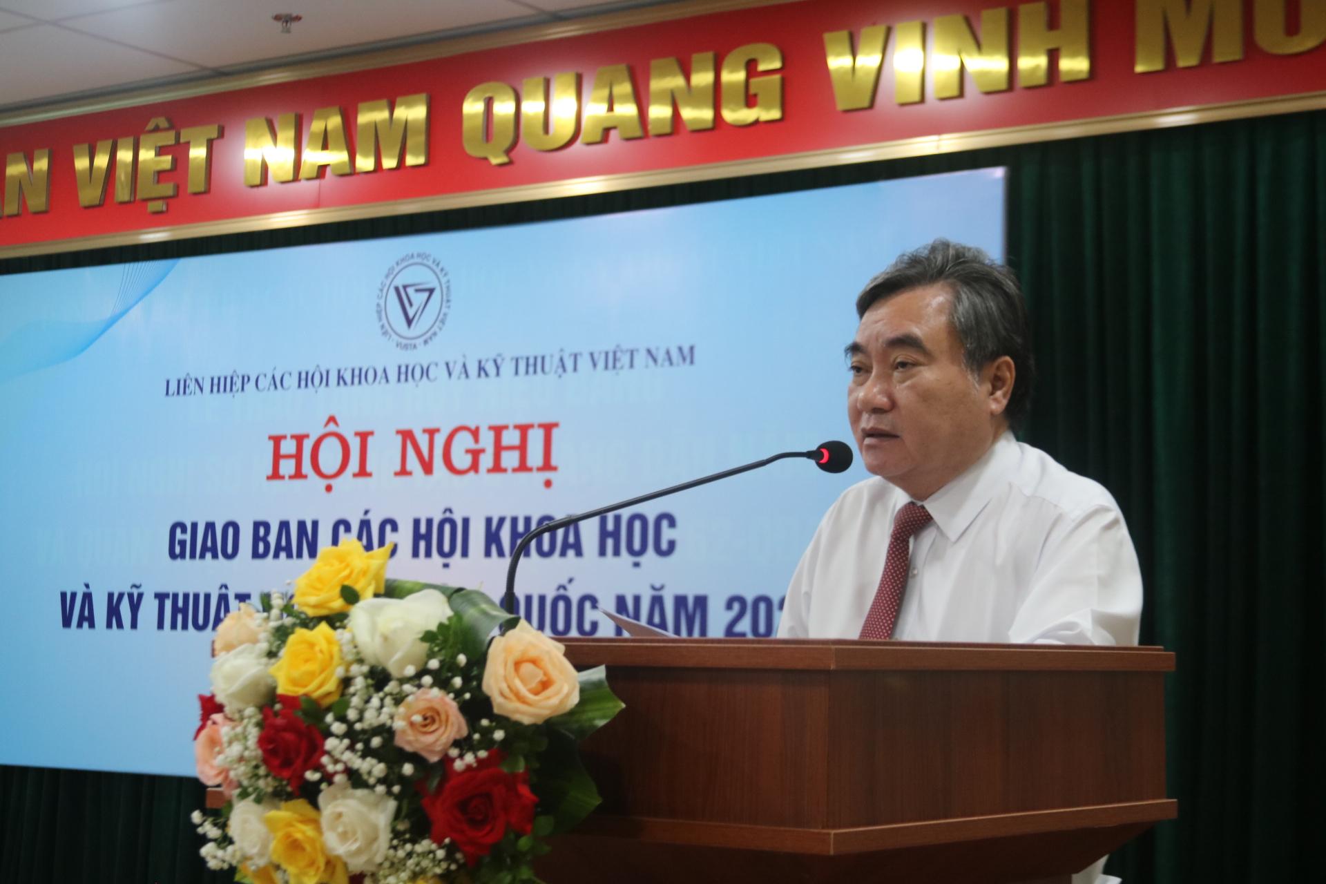 PGS.TS. Phạm Quang Thao - Phó Chủ tịch Liên hiệp các Hội Khoa học và Kỹ thuật Việt Nam (Vusta). (Ảnh:VA).