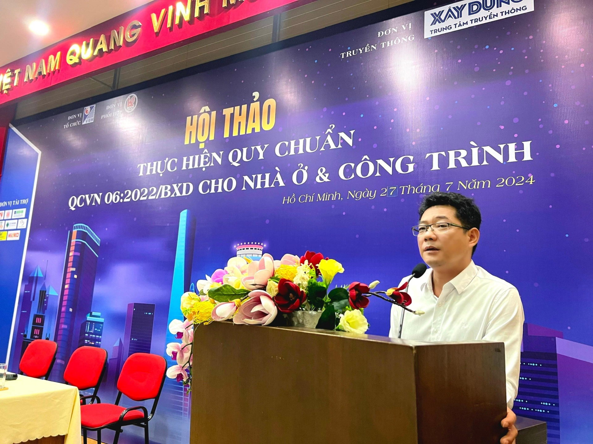 TS. Lê Minh Long - Phó vụ trưởng Vụ Khoa Học Công Nghệ & Môi Trường Bộ Xây Dựng.