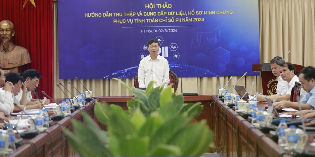 Thứ trưởng Khoa học và Công nghệ Hoàng Minh. (Ảnh: TTTT).