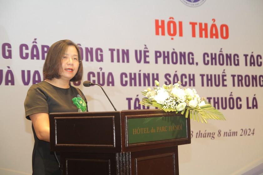 Bà Trần Thị Nhị Thủy, Vụ trưởng Vụ Pháp chế Bộ Thông tin và Truyền thông. (Ảnh: Thanh Hà)