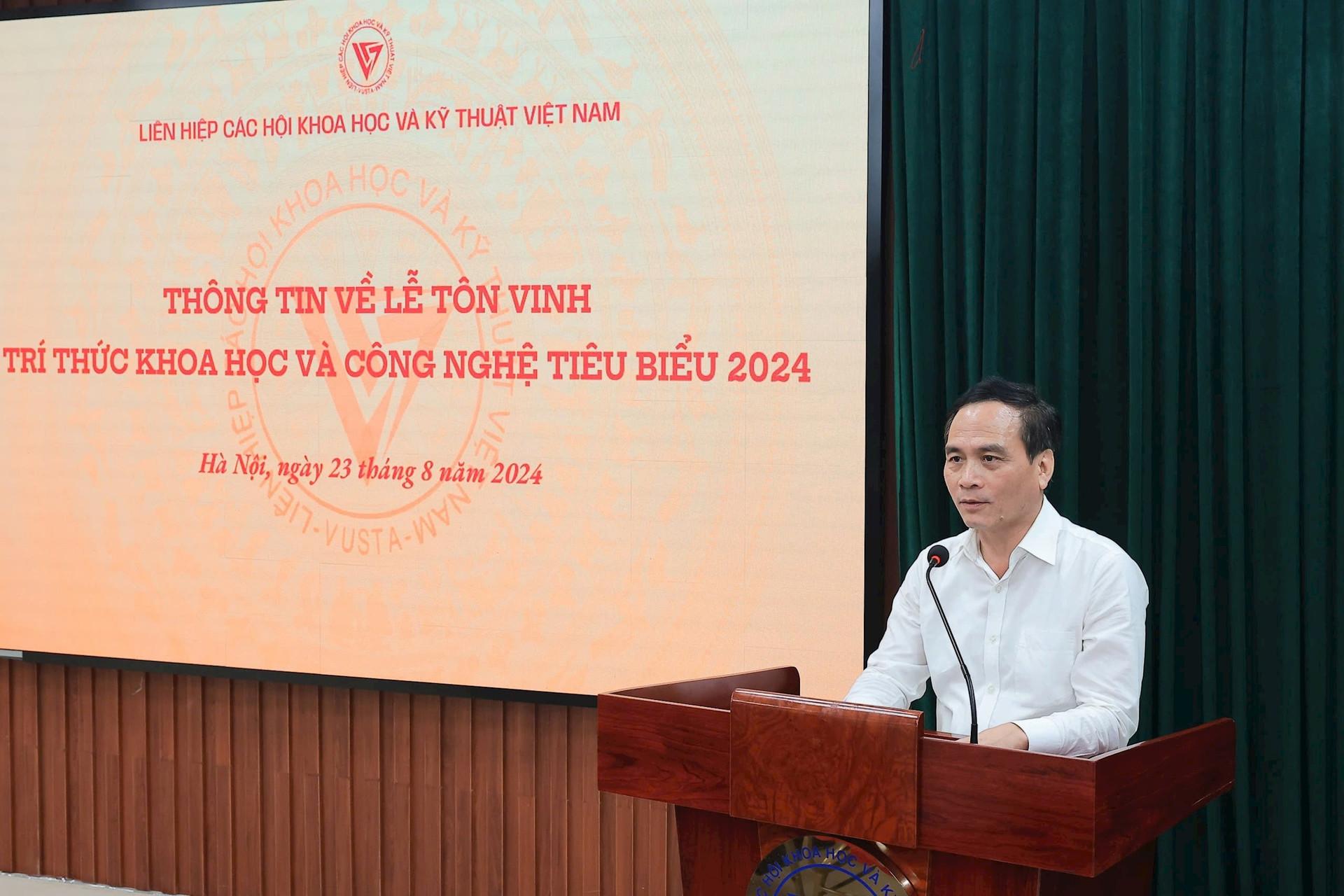 Ông Phạm Ngọc Linh - Phó Chủ tịch Liên hiệp các hội Khoa học Kỹ thuật Việt Nam.