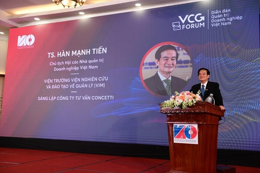 TS. Hàn Mạnh Tiến - Chủ tịch Hội các Nhà quản trị doanh nghiệp Việt Nam (VACD).