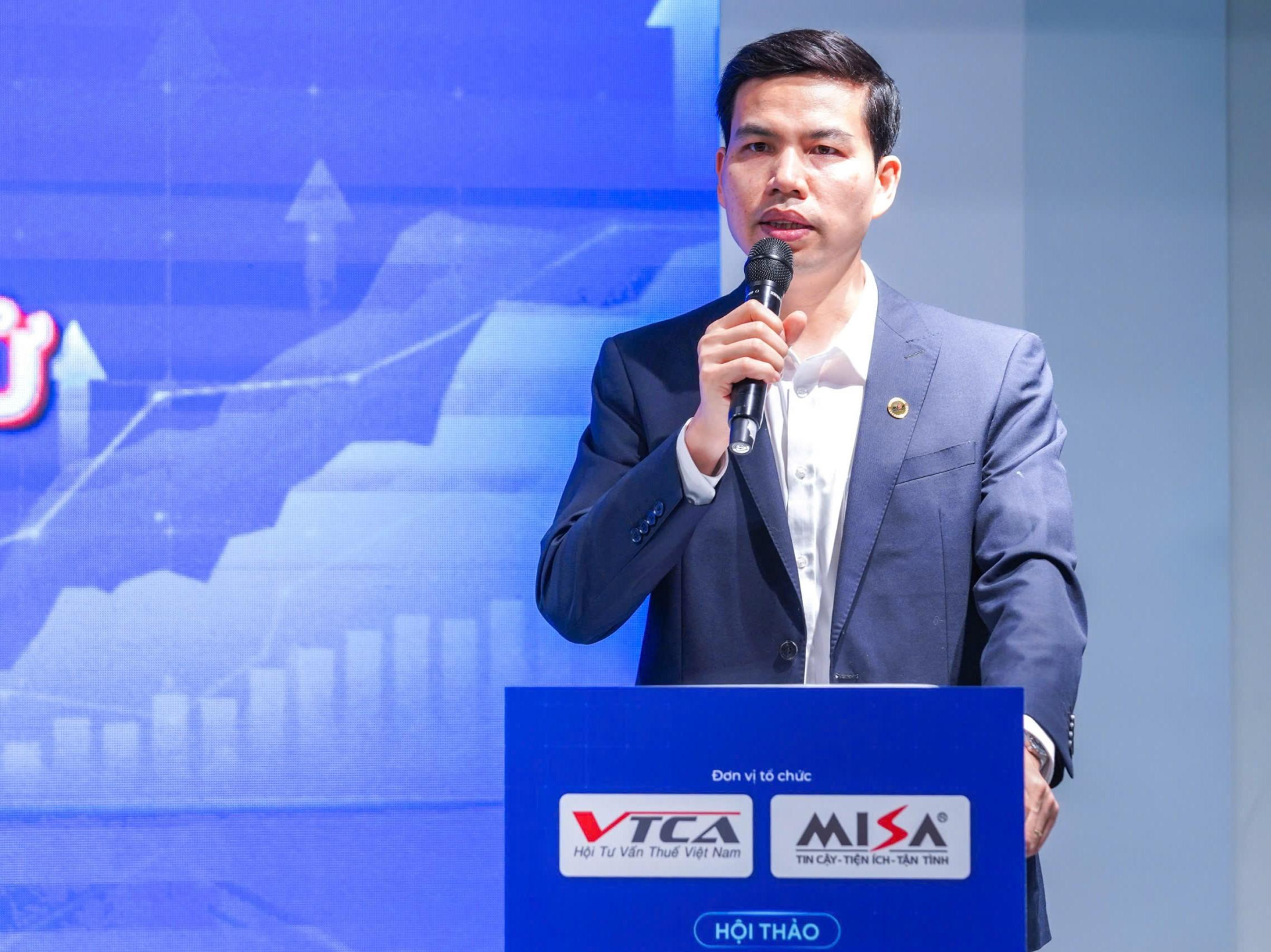 Ông Lê Hồng Quang - Tổng Giám đốc Công ty Cổ phần MISA. Ông Lê Hồng Quang - Tổng Giám đốc Công ty Cổ phần MISA.