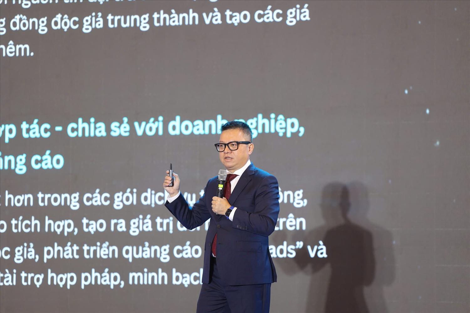 Chủ tịch Hội Nhà báo Việt Nam, Tổng Biên tập Báo Nhân Dân Lê Quốc Minh chia sẻ tại Diễn đàn Chủ tịch Hội Nhà báo Việt Nam, Tổng Biên tập Báo Nhân Dân Lê Quốc Minh chia sẻ tại Diễn đàn