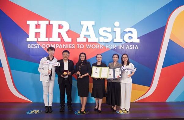 AEON Việt Nam vinh dự nhận hai giải thưởng liên tiếp tại HR Asia Awards 2024