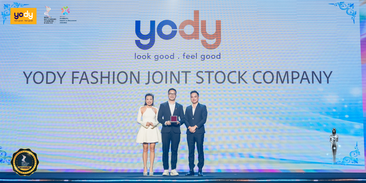 YODY nhận giải thưởng HR Asia Diversity, Equity & Inclusion Award