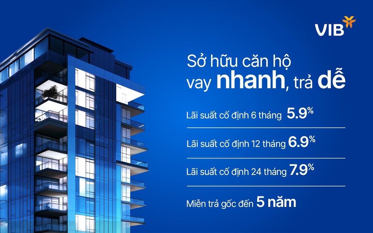 Thời điểm vàng để vay mua nhà tại VIB: vay 2 tỷ, chỉ cần trả 12,5 triệu/tháng trong 24 tháng đầu - ảnh 2